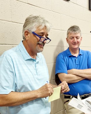 Hip 401, buyer Steve Asmussen for Ron Winchel, with Greg Pachman, 2024 Fasig-Tipton Midlantic May 2 kids in training sale