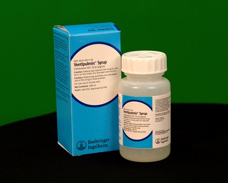Ventipulmin also known as Clenbuterol is a drug medication for horses.<br>
photographed 2/2/14 at Blood-Horse<br>
Photo by Anne M. Eberhardt