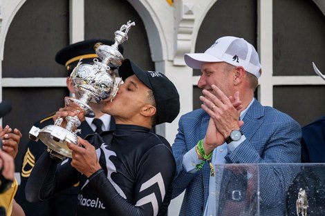 Seize the Grey with Jaime A. Torres wins the Preakness (G1) at Pimlico in Baltimore, MD, on May 18, 2024. Seize the Grey with Jaime A. Torres wins the Preakness (G1) at Pimlico in Baltimore, MD, on May 18, 2024.