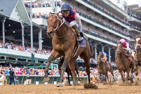 Gun Pilot and Cristian Torres win the Churchill Downs S. presented by Ford (Grade I) Churchill Downs, Louisville, KY, May 4, 2024, Mathea Kelley