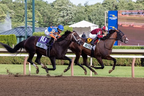 Dornoch wins the Belmont Stakes on Saturday, June 8, 2024 at Saratoga