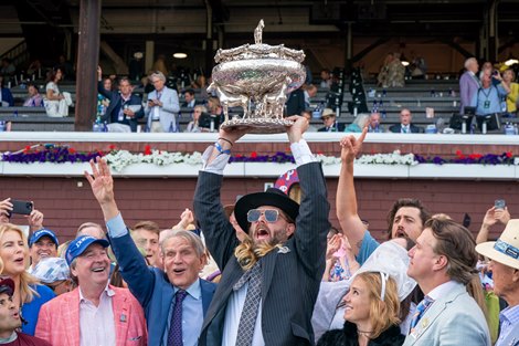 Dornoch and Luis Saez win the Belmont Stakes, Saratoga Racecourse, Saratoga Springs, NY, 6-8-24, Javier Molina