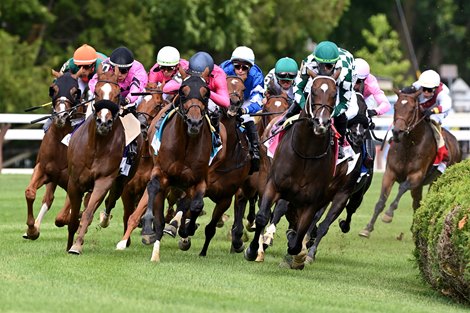 Cogburn wins the 2024 Jaipur Stakes at Saratoga Race Course