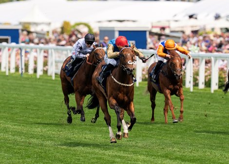 Shareholder and James Doyle win the G2 Norfolk Stakes Royal Ascot, Ascot, UK, June 20th, 2024, Mathea Kelley