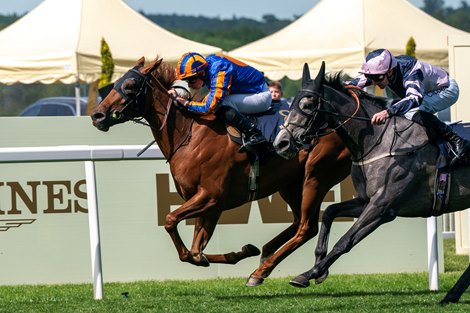 Port Fairy and Ryan Moore win the G2 Ribblesdale Stakes Royal Ascot, Ascot, UK, June 20th, 2024, Mathea Kelley Port Fairy and Ryan Moore win the G2 Ribblesdale Stakes Royal Ascot, Ascot, UK, June 20th, 2024, Mathea Kelley