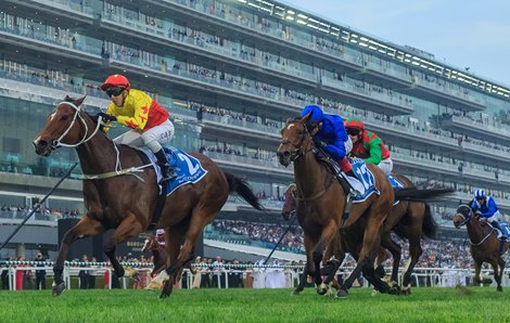 Meydan Race Day - Dubai World Cup 30/3/2024 Al Quoz Sprint</p>

<p>California Spangle (IRE), trained by A S Cruz, ridden by Brenton Avdulla