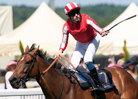Isle of Jura and Callum Shepard win the G2 Hardwicke Stakes, Royal Ascot, Ascot, UK, June 22nd, 2024, Mathea Kelley