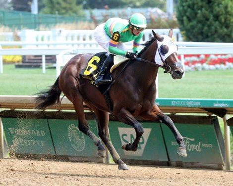 Vodka With a Twist wins the Debutante Stakes on Sunday, June 30, 2024 at Churchill Downs