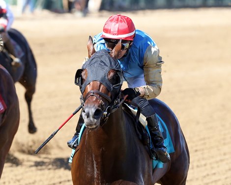 Cagliostro wins the 2024 Hanshin Stakes at Churchill Downs