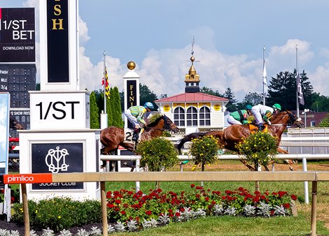 Racing at Pimlico Race Course