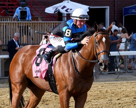 Pounce wins 2024 Lake George Stakes at Saratoga Race Course