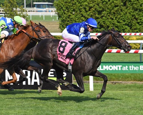 Cinderella&#39;s Dream wins the 2024 Belmont Oaks Invitational Stakes at Aqueduct Racetrack