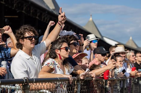 Fans, Saratoga Race Course, August 23 2024