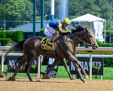 Pandagate with Dylan Davis wins the Albanyt at Saratoga on August 25, 2024.