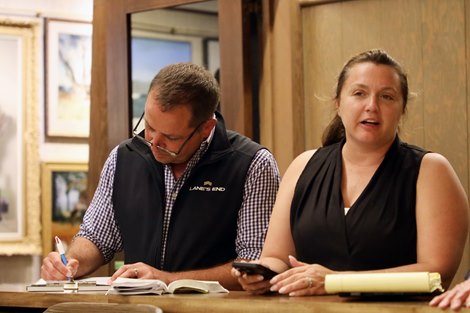 Cherie DeVaux, David Ingordo, 2024 Keeneland September Sale