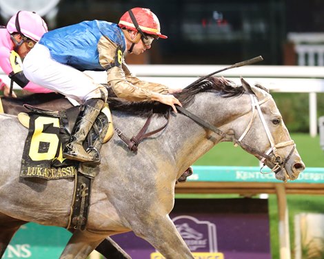 Hit Show wins the 2024 Lukas Classic Stakes at Churchill Downs