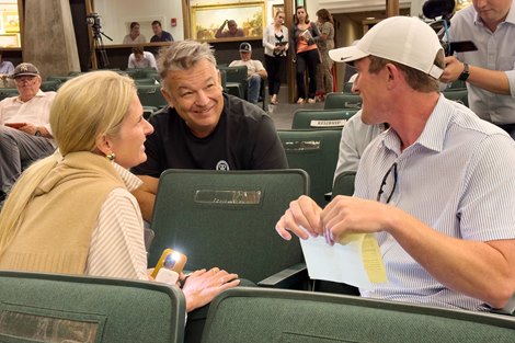 Hip 1114, 2024 Keeneland September Sale consignor Indian Creek - Sarah Sutherland, buyers John Stewart, Gavin O'Connor