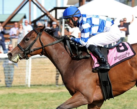 Kilwin wins the 2024 Untapable Stakes at Kentucky Downs