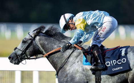 Charyn (Silvestre de Sousa) wins the QEII Stakes<br>
Ascot 19.10.24 Pic: Edward Whitaker