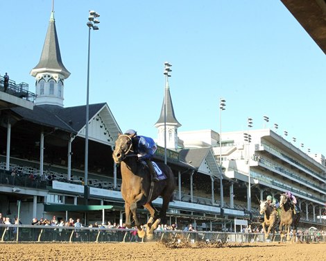 Sovereignty wins the 2024 Street Sense Stakes at Churchill Downs