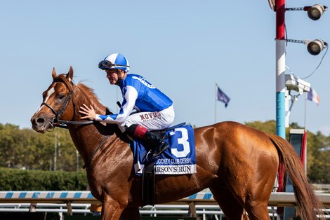 Carson&#39;s Run wins the Jockey Club Derby Invitational Stakes at Aqueduct Racetrack