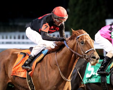 Rattle N Roll wins the 2024 Clark Stakes at Churchill Downs