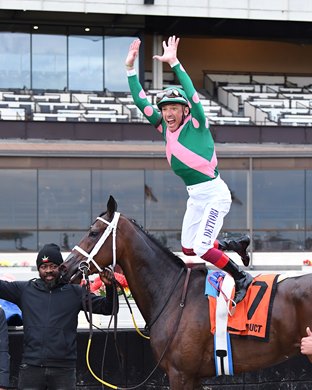 Be Your Best wins the 2024 Long Island Stakes at Aqueduct Racetrack