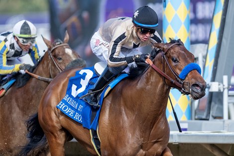 Hope Road with Juan J. Hernandez wins the Bayakoa Stakes (G3) at Del Mar Racetrack in Del Mar, CA on November 2, 2024.