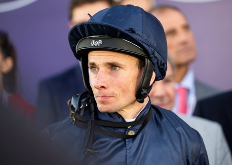 Henri Matisse with Ryan Moore win the Juvenile Turf (G1T) at Del Mar Racetrack in Del Mar, CA on November 1, 2024.