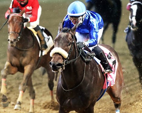 FIRST RESORT wins the 2024 Kentucky Jockey Club Stakes