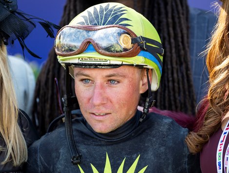 Soul of An Angel with Drayden Van Dyke wins the Filly &amp; Mare Sprint (G1) at Del Mar Racetrack in Del Mar, CA on November 2, 2024.