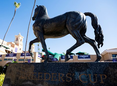 Breeders’ Cup scene at Del Mar Racetrack in Del Mar, CA on November 1, 2024.