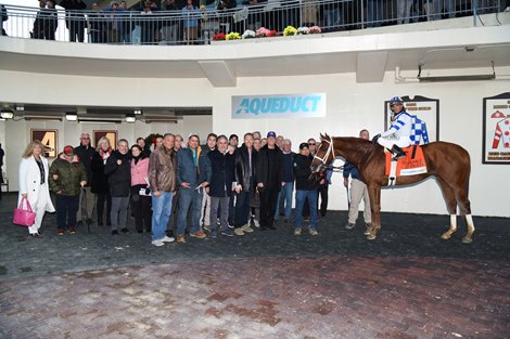 Locked wins the 2024 Cigar Mile at Aqueduct Racetrack