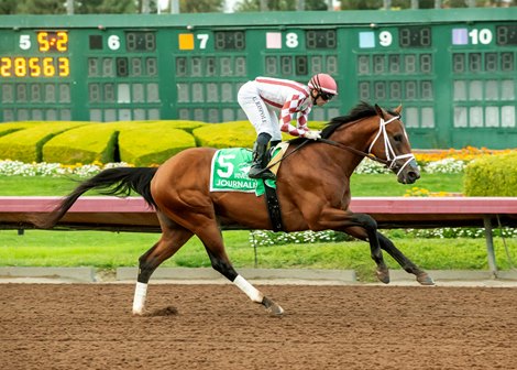 Journalism and jockey Umberto Rispoli win the Grade II, $200,000 Los Alamitos Futuerity, Saturday, December 14, 2024 at Los Alamitos Race Course, Cypress CA. © BENOIT PHOTO