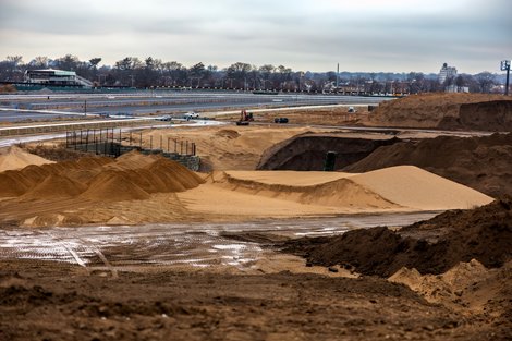 Belmont Park Construction, February 6 2025