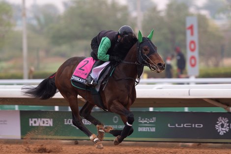Chikappa, Riyadh Dirt Sprint  2025 King Abdulaziz Racetrack, Riyadh, Saudi Arabia, Mathea Kelley-JSCA, Feb. 18, 2025