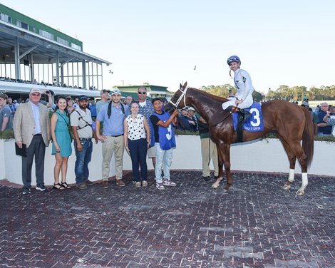 John Hancock wins the 2025 Sam F. Davis Stakes at Tampa Bay Downs