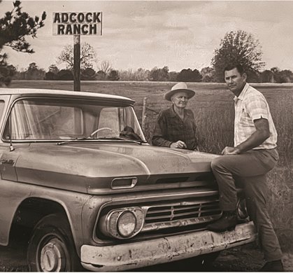 Joe Adcock (right) with his father, Ray, excelled while pursuing both his passions, baseball and horses