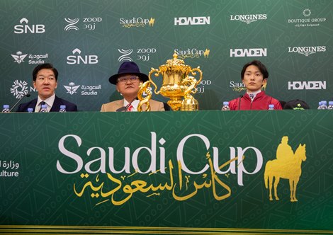 R9 - G1 Saudi Cup - Sat 22nd Feb 25<br>
Horse:  Forever Young<br>
Jockey: Ryusei Sakai<br>
Trainer: Yoshito Yahagi<br>
Owner: Susumu Fujita