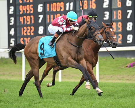 Nitrogen wins the 2025 Florida Oaks at Tampa Bay Downs