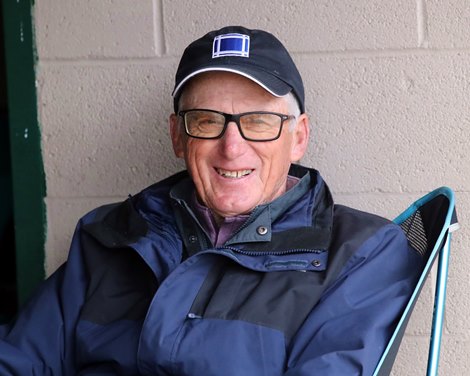 John Shirreffs at Churchill Downs on April 28, 2025. Photo By: Chad B. Harmon