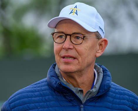 Elliott Walden<br>
Training and feature shoots at Churchill Downs on April 26, 2025.