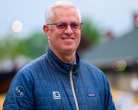 Todd Pletcher<br>
Training and feature shoots at Churchill Downs on April 26, 2025.