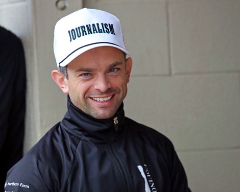 Umberto Rispoli at Churchill Downs on April 30, 2025. Photo By: Chad B. Harmon