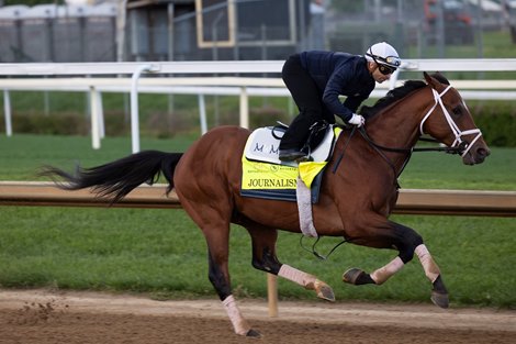 JOURNALISM prepping for Kentucky Derby at Churchill Downs in Louisville, KY. April 27, 2025 JOURNALISM prepping for Kentucky Derby at Churchill Downs in Louisville, KY. April 27, 2025
