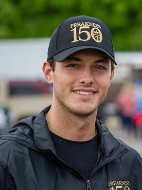 Griffin Johnson, Pimlico Race Course Friday May 16, 2025 in Baltimore, MD.. Photo by Skip Dickstein