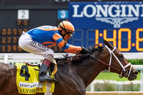 Fierceness, in his first start after finishing second in the Breeder's Cup Classic, wins  Race 6, the Alysheba S. presented by Sentient Jet (GII).