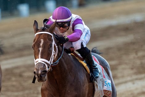 Look Forward and Umberto Rispoli win Race 9, G2 Eight Bells Stakes, Churchill Downs, Louisville, KY, May 2, 2025, Mathea Kelley-Bloodhorse
