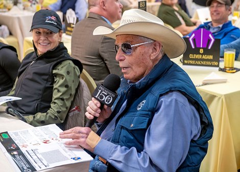 D. Wayne Lukas, Alibi Breakfast at Pimlico Race Course, May 15, 2025