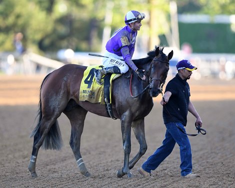 Hill Road wins the 2025 Peter Pan Stakes at Aqueduct Racetrack
